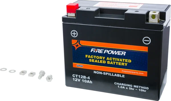 FIRE POWER CT12B-4 Factory Activated Sealed Battery - High-Capacity Power Solution for Powersports