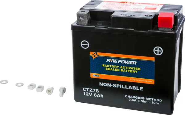 FIRE POWER CTZ7S Factory Activated Sealed Battery – High-Capacity Power Solution for Powersports Enthusiasts