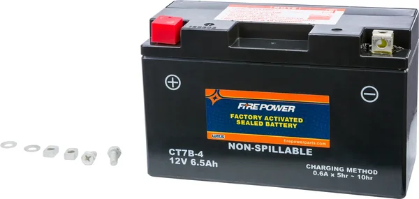 FIRE POWER CT7B-4 Factory Activated Sealed Battery – High-Capacity Power for Powersports Vehicles