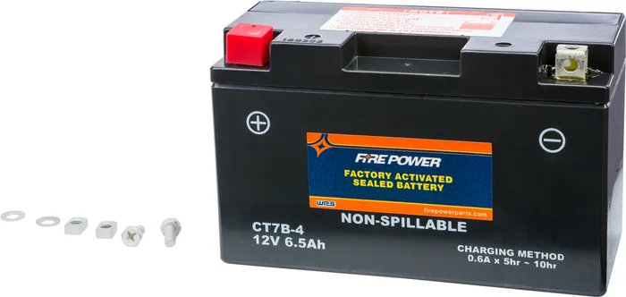 FIRE POWER CT7B-4 Factory Activated Sealed Battery – High-Capacity Power for Powersports Vehicles