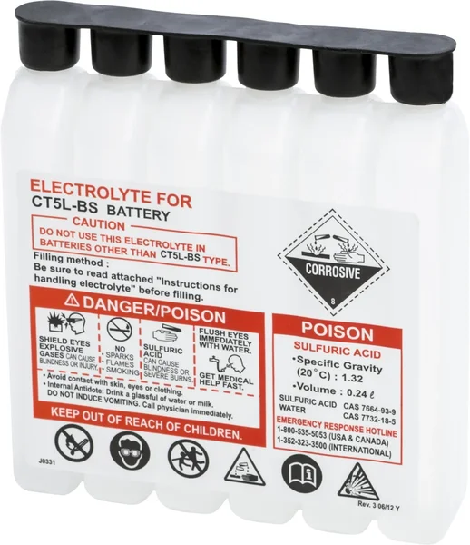 FIRE POWER 240CC CTX Sealed Battery Electrolyte Pack - Long-Lasting Power for Powersports Vehicles