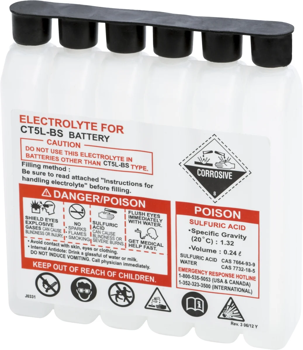 FIRE POWER 240CC CTX Sealed Battery Electrolyte Pack - Long-Lasting Power for Powersports Vehicles