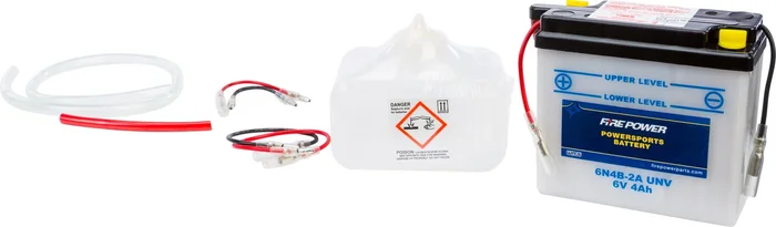 FIRE POWER 6N4B-2A/UNV 6V Battery - Reliable Power for Powersports Vehicles