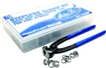 Motion Pro 12-0083 Steel O-Clip Kit with Pincer Tool - Durable Clamps for Powersports Maintenance