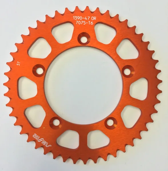 SUNSTAR - 5-139047OR - Works Triplestar Rear Aluminum Sprocket