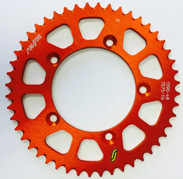 SUNSTAR - 5-139048OR - Works Triplestar Rear Aluminum Sprocket