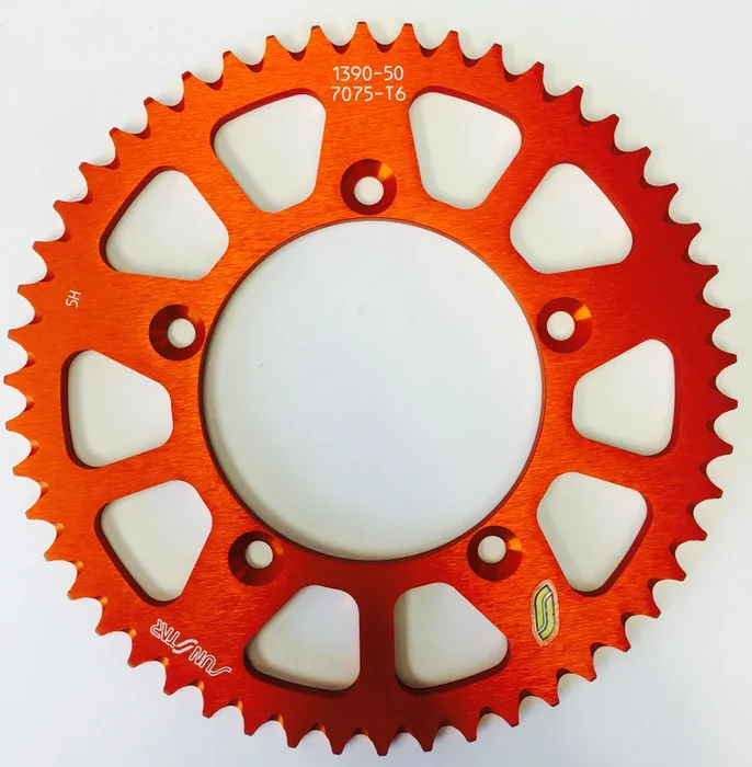 SUNSTAR - 5-139050OR - Works Triplestar Rear Aluminum Sprocket