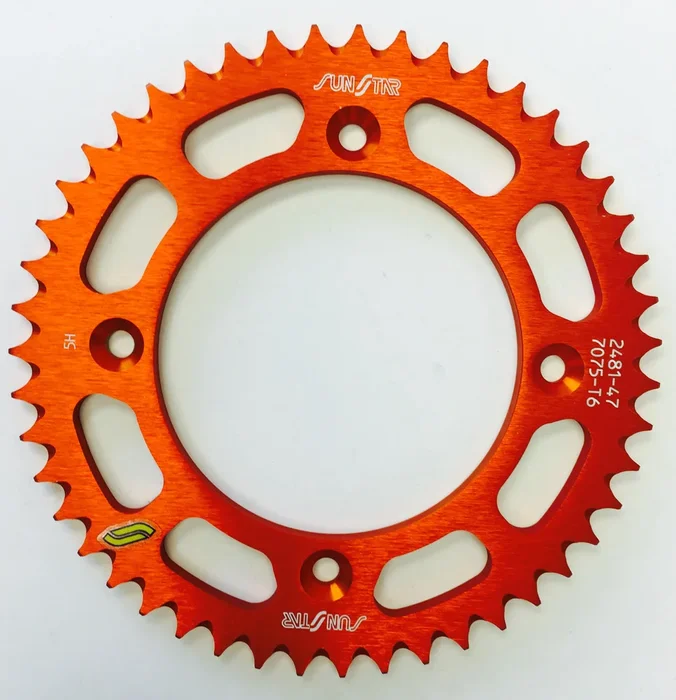 SUNSTAR - 5-248147OR - Works Triplestar Rear Aluminum Sprocket