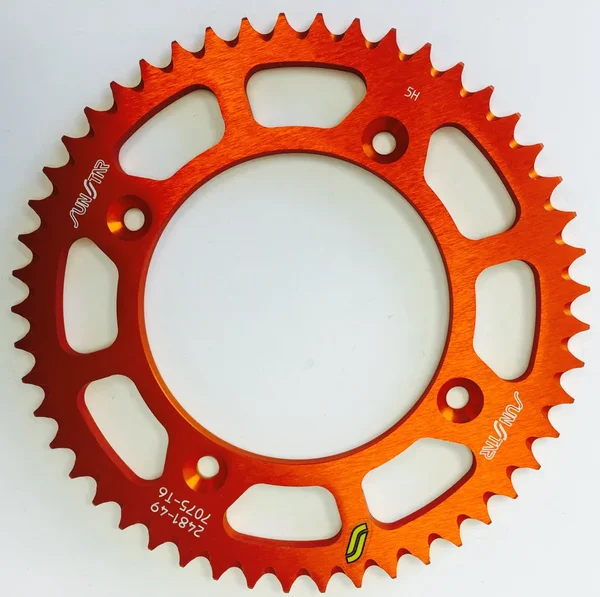 SUNSTAR - 5-248149OR - Works Triplestar Rear Aluminum Sprocket