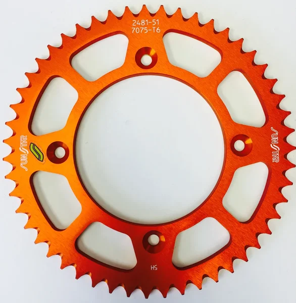 SUNSTAR - 5-248151OR - Works Triplestar Rear Aluminum Sprocket
