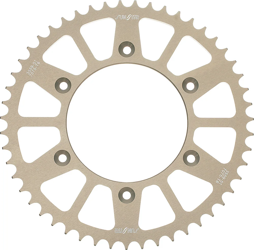 SUNSTAR - 5-346536 - Works Triplestar Rear Aluminum Sprocket