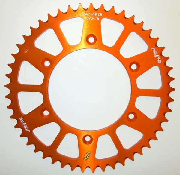 SUNSTAR - 5-354751OR - Works Triplestar Rear Aluminum Sprocket