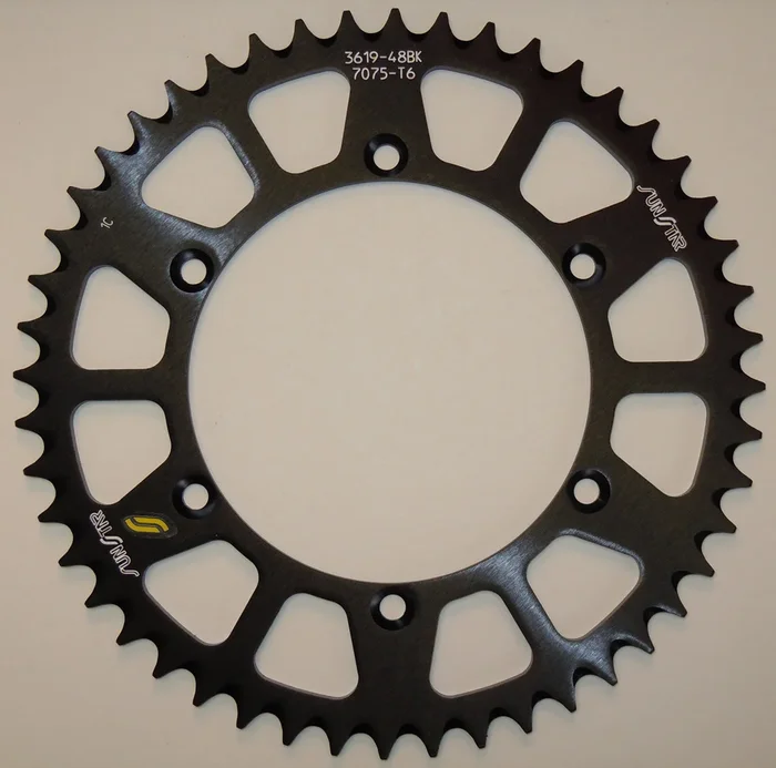SUNSTAR - 5-361952BK - Works Triplestar Rear Aluminum Sprocket