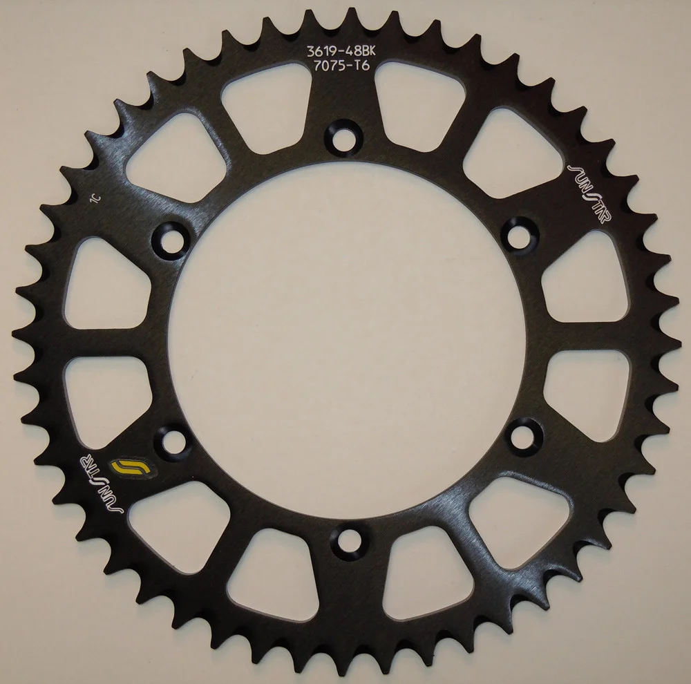 SUNSTAR - 5-361952BK - Works Triplestar Rear Aluminum Sprocket