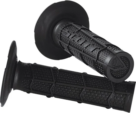 SCOTT Radial Full Waffle Grips - Durable Motorcycle Handlebar Grips for Enhanced Control and Comfort