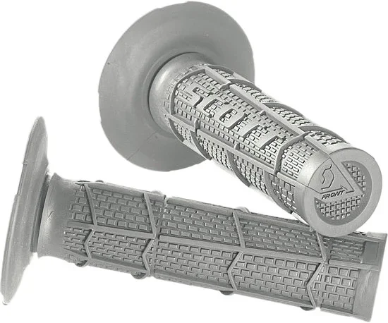 SCOTT Radial Full Waffle Grips - Durable Motorcycle Handlebar Grips with Traction & Comfort