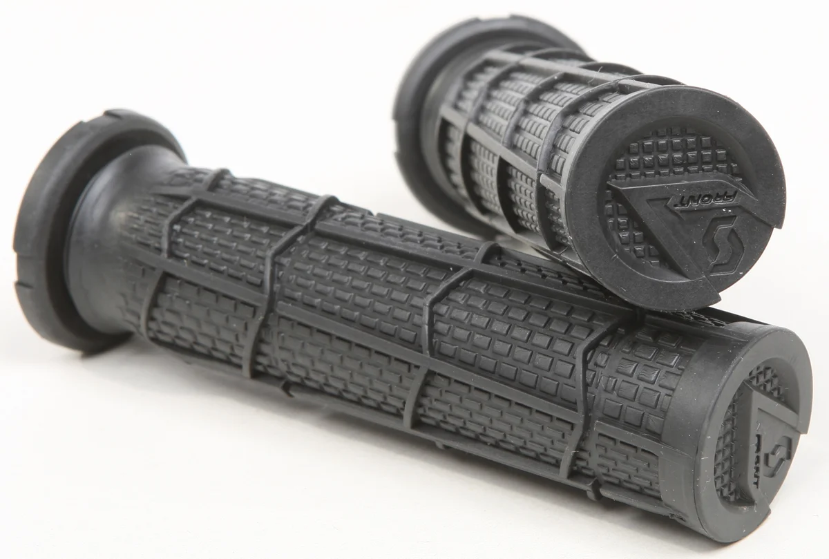 SCOTT Radial Full Waffle Grips - Enhanced Traction & Durability for Powersports Riders