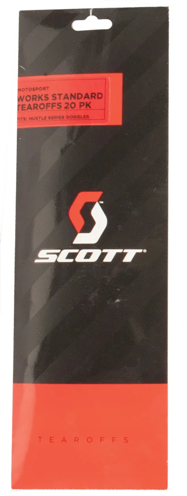 SCOTT Works Standard Tear-Off Eyewear - Durable UV Protection for Riders