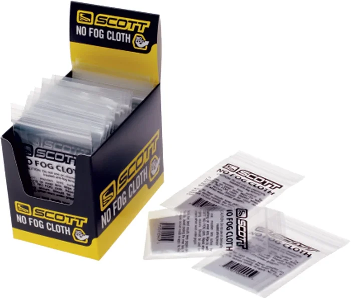 SCOTT No-Fog Cloth - Clear Vision Accessory for Powersports Riders