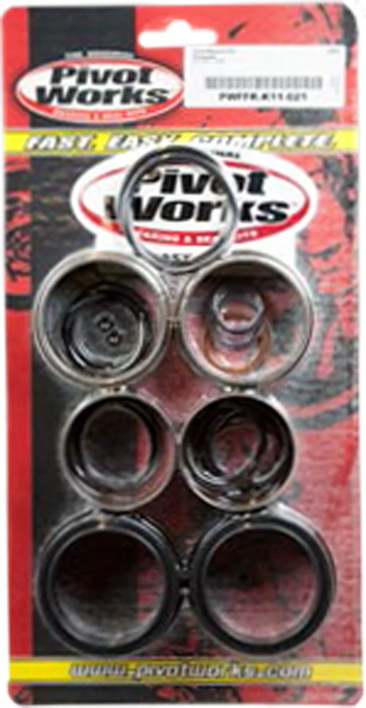 Pivot Works PWFFK-K11-021 Fork Seal & Bushing Kit - High-Quality Suspension Replacement Parts