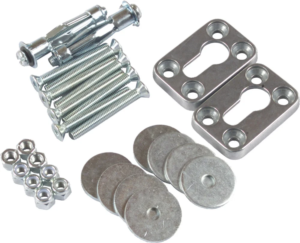 FIRE POWER Wheel Chock Hardware Replacement Kit for Trailer Towing - Durable & Reliable