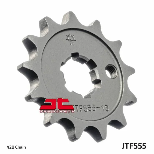 JT JTF555.13 Steel Countershaft Sprocket - Durable & Reliable for Powersports Applications