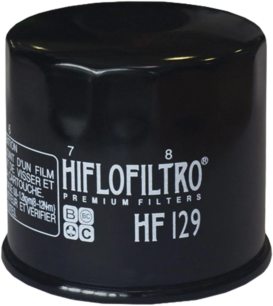 HIFLOFILTRO HF129 Oil Filter - High-Performance Engine Protection for Powersports Vehicles
