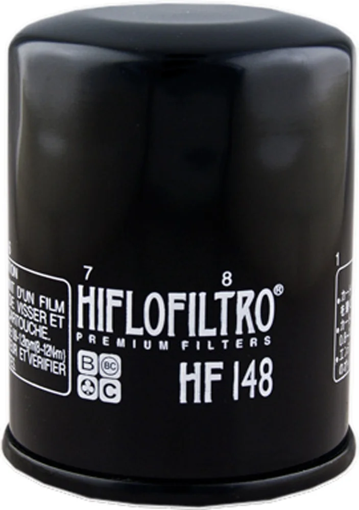 HIFLOFILTRO HF148 Oil Filter - High-Performance Engine Protection for Powersports Vehicles