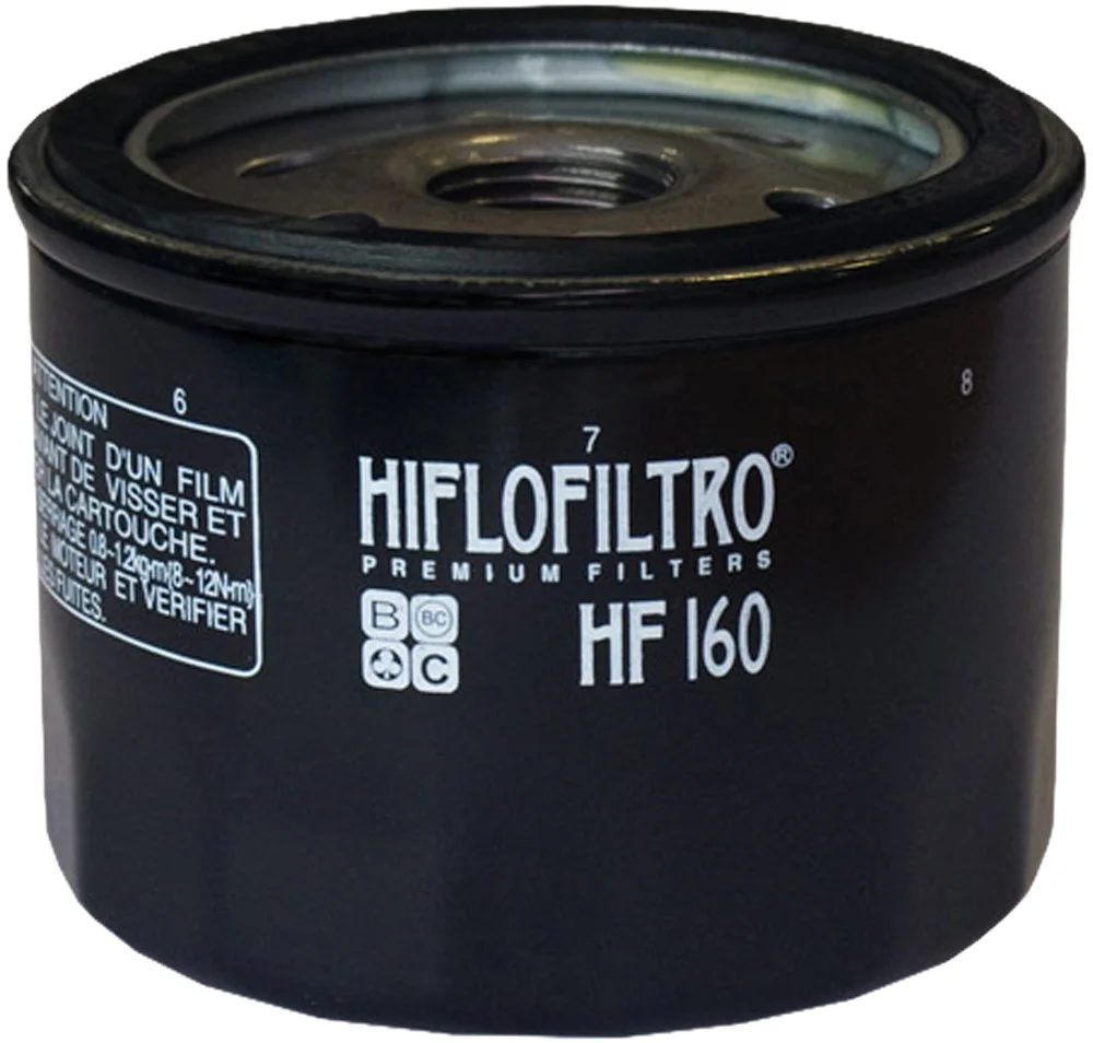 HIFLOFILTRO HF160 Oil Filter - High-Performance Engine Protection for Powersports Vehicles