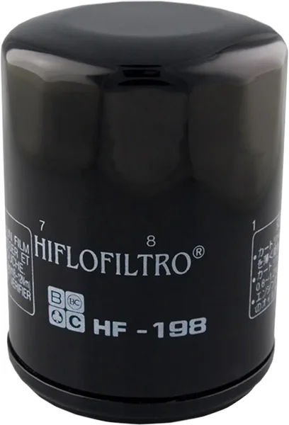 HIFLOFILTRO HF198 Oil Filter - High-Performance Engine Protection for Powersports Vehicles