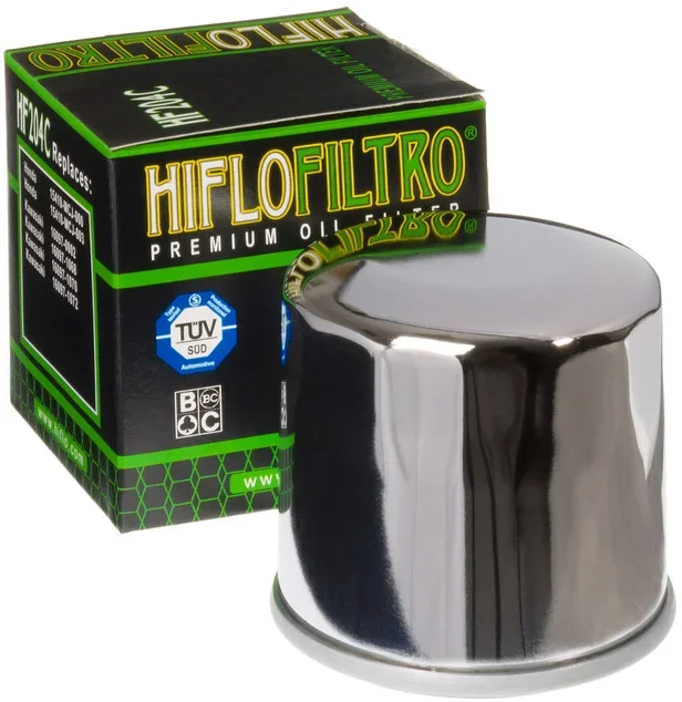 HIFLOFILTRO HF204C Oil Filter - High-Performance Engine Protection for Powersports Vehicles