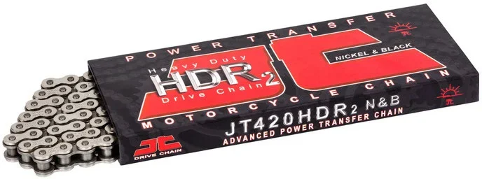 JT JTC420HDR110SL Motorcycle Chain – Durable Steel Alloy Chain for Street & Off-Road Riding