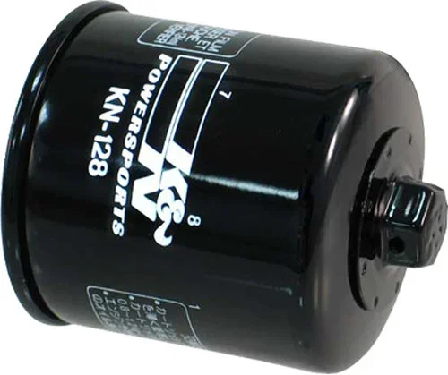K&N KN-128 Oil Filter - High-Flow Synthetic Racing Oil Filter for Enhanced Engine Performance