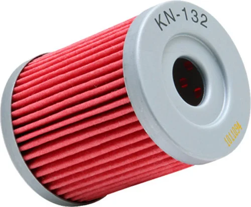 K&N KN-132 Oil Filter - High-Flow Synthetic Media for Racing Performance