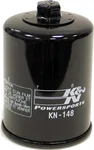 K&N KN-148 Oil Filter - Synthetic Media Racing Oil Filter for High-Performance Engines