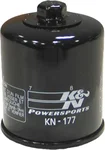 K&N KN-177 Oil Filter - High-Flow Synthetic Media for Racing Performance