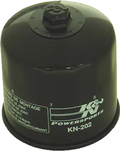 K&N KN-202 Oil Filter - High-Flow Synthetic Media for Racing Performance