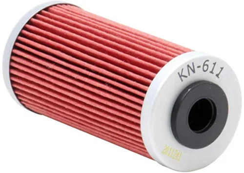 K&N KN-611 Oil Filter - High-Flow Synthetic Media for Racing Performance