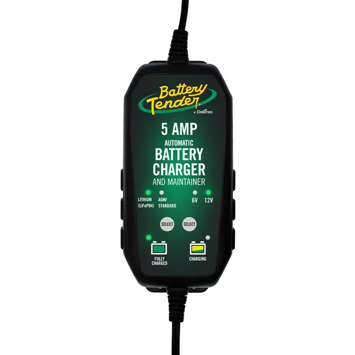 BATTERY TENDER 022-0186G-DL-WH High Efficiency Battery Charger for Powersports Vehicles