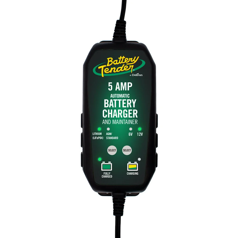 BATTERY TENDER 022-0186G-DL-WH High Efficiency Battery Charger for Powersports Vehicles