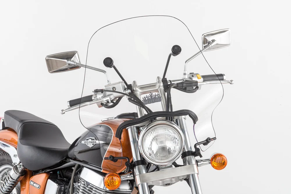 SLIPSTREAMER SS-24 Hellfire Windshield - High-Performance Windscreen for Powersports Vehicles