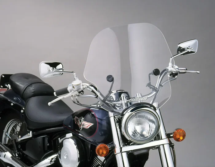 SLIPSTREAMER SS-10-C-1.25" S-10 Viper Windshield - Durable UV-Resistant Windscreen for Powersports Vehicles