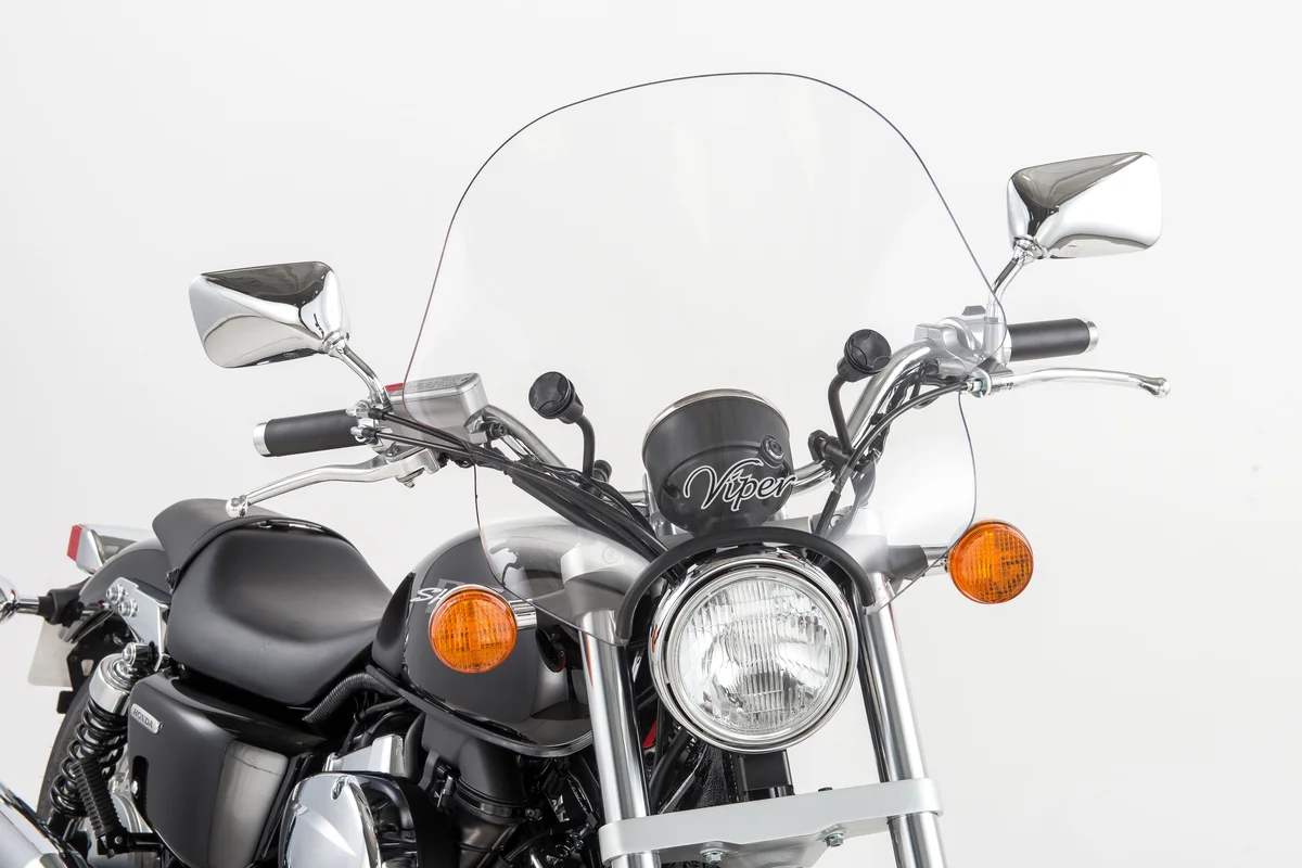 SLIPSTREAMER SS-10-C-1.5" S-10 Viper Windshield - High-Performance Windscreen for Powersports