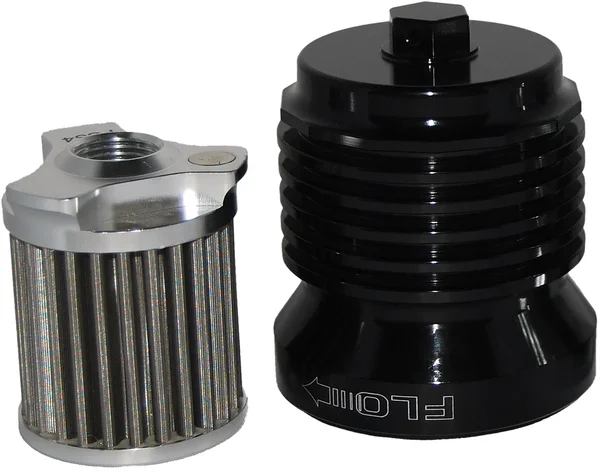 PCRACING PCS4B Flo Stainless Steel Oil Filter - Durable, High-Performance Oil Filter for Powersports
