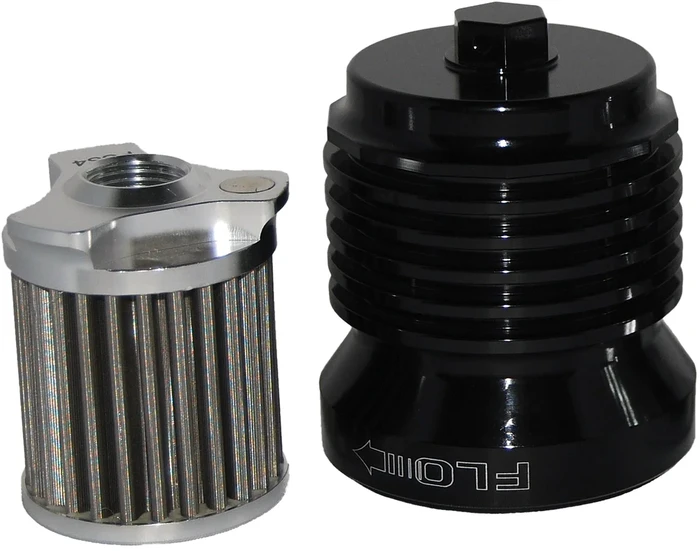 PCRACING PCS4B Flo Stainless Steel Oil Filter - Durable, High-Performance Oil Filter for Powersports