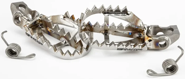 Raptor RX002 Titanium Footpegs - Durable Off-Road Foot Controls for Riders