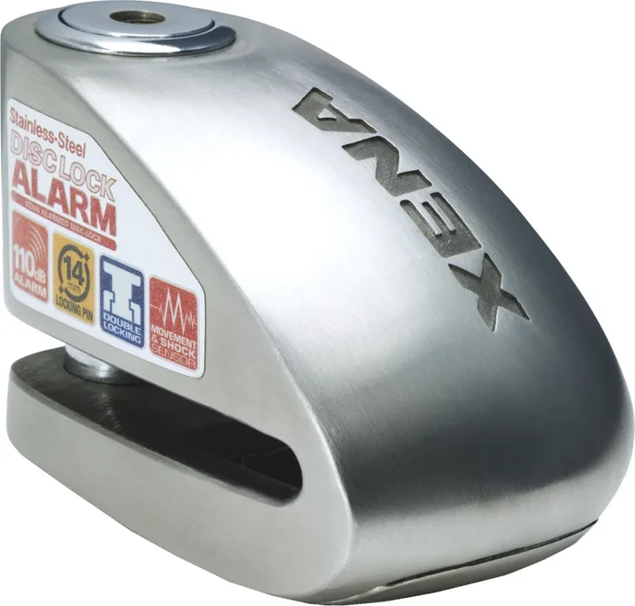 XENA XX6-SS Lock - High-Security Lithium Alarm Motorcycle Lock with Motion Sensors