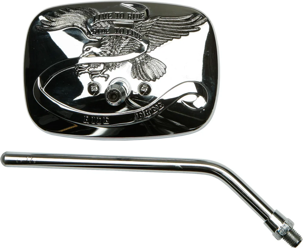 EMGO - 20-31755A - "Live to Ride" Spirit Mirror