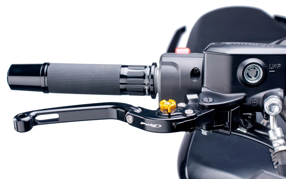 PUIG 5464N Hi-Tech Extendable Brake Lever - Folding Lever for Motorcycles