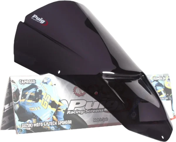 PUIG 4110F Racing Windscreen - High-Performance Windshield for Motorcycles